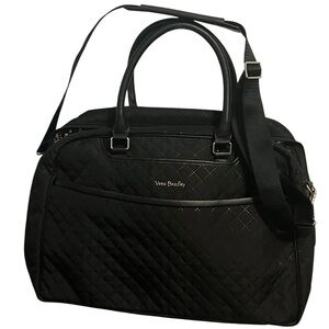 Vera Bradley Black Lay Flat Weekender
